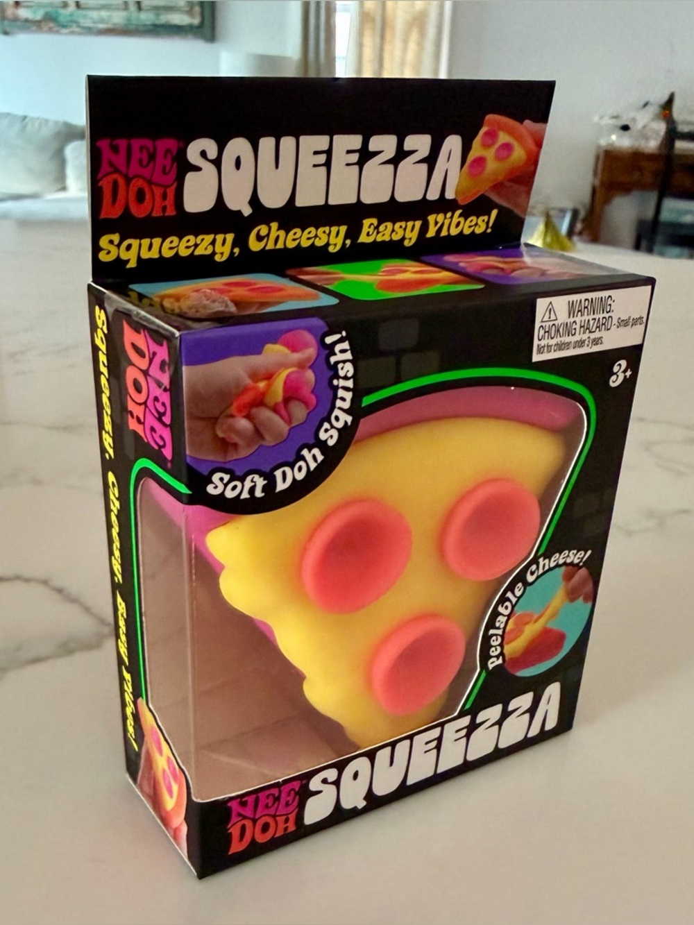 Schylling NEEDOH Squeezzza Pizza Squishy Toy - NIB - RARE - Picture 2 of 6
